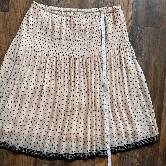 NWT Max Studio Flowy Pleated Mini Skater Skirt Balletcore Traditional Classic - Picture 7 of 9